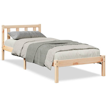 Prodloužený Rám Postele Bez Matrace 80 X 220 Cm Borovice