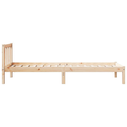 Prodloužený Rám Postele Bez Matrace 80 X 220 Cm Borovice
