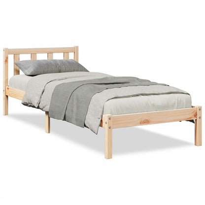 Prodloužený Rám Postele Bez Matrace 90 X 220 Cm Borovice