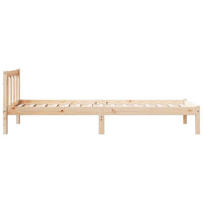 Prodloužený Rám Postele Bez Matrace 90 X 220 Cm Borovice