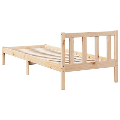 Prodloužený Rám Postele Bez Matrace 90 X 220 Cm Borovice