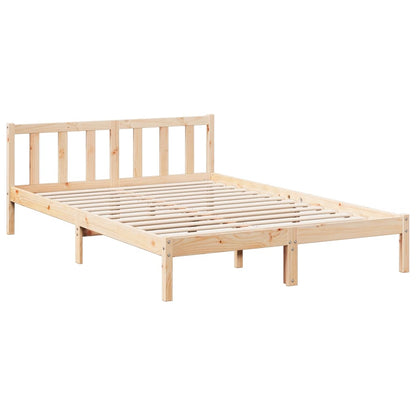 Prodloužený Rám Postele Bez Matrace 140 X 220 Cm Borovice