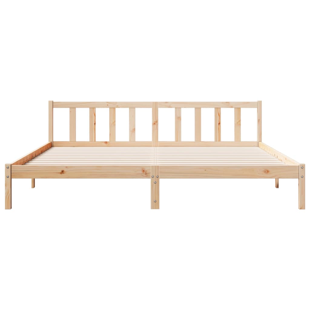 Prodloužený Rám Postele Bez Matrace 180 X 220 Cm Borovice