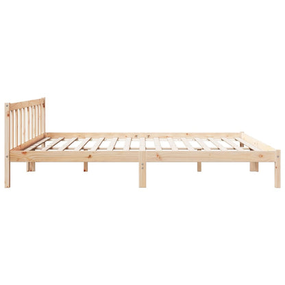 Prodloužený Rám Postele Bez Matrace 180 X 220 Cm Borovice