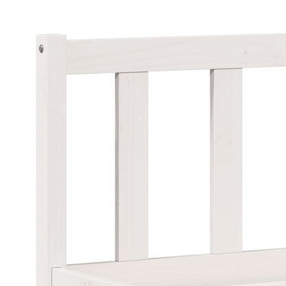 Prodloužený Rám Postele Bez Matrace Bílý 200 X 220 Cm Borovice
