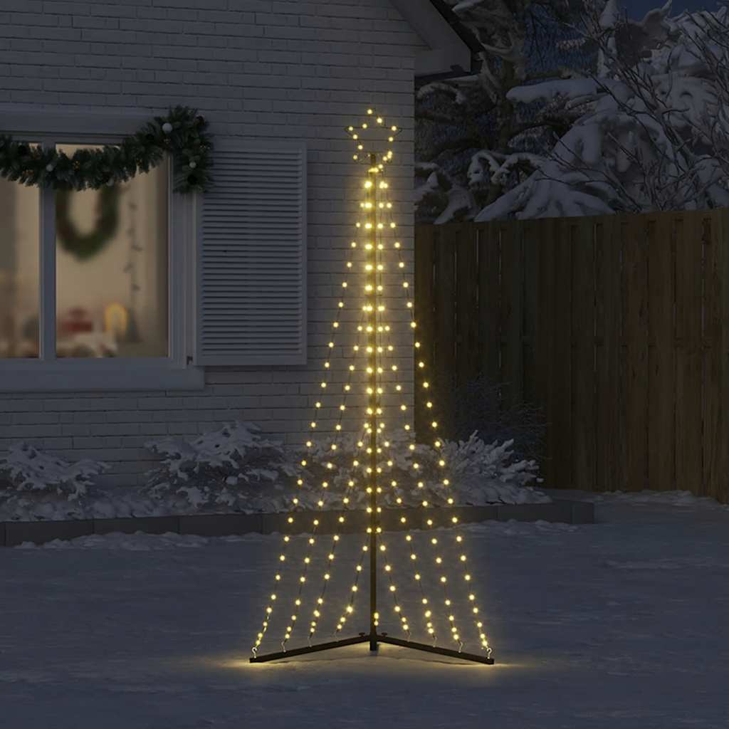 Led Vánoční Stromek 339 Teplých Bílých Led 187 Cm
