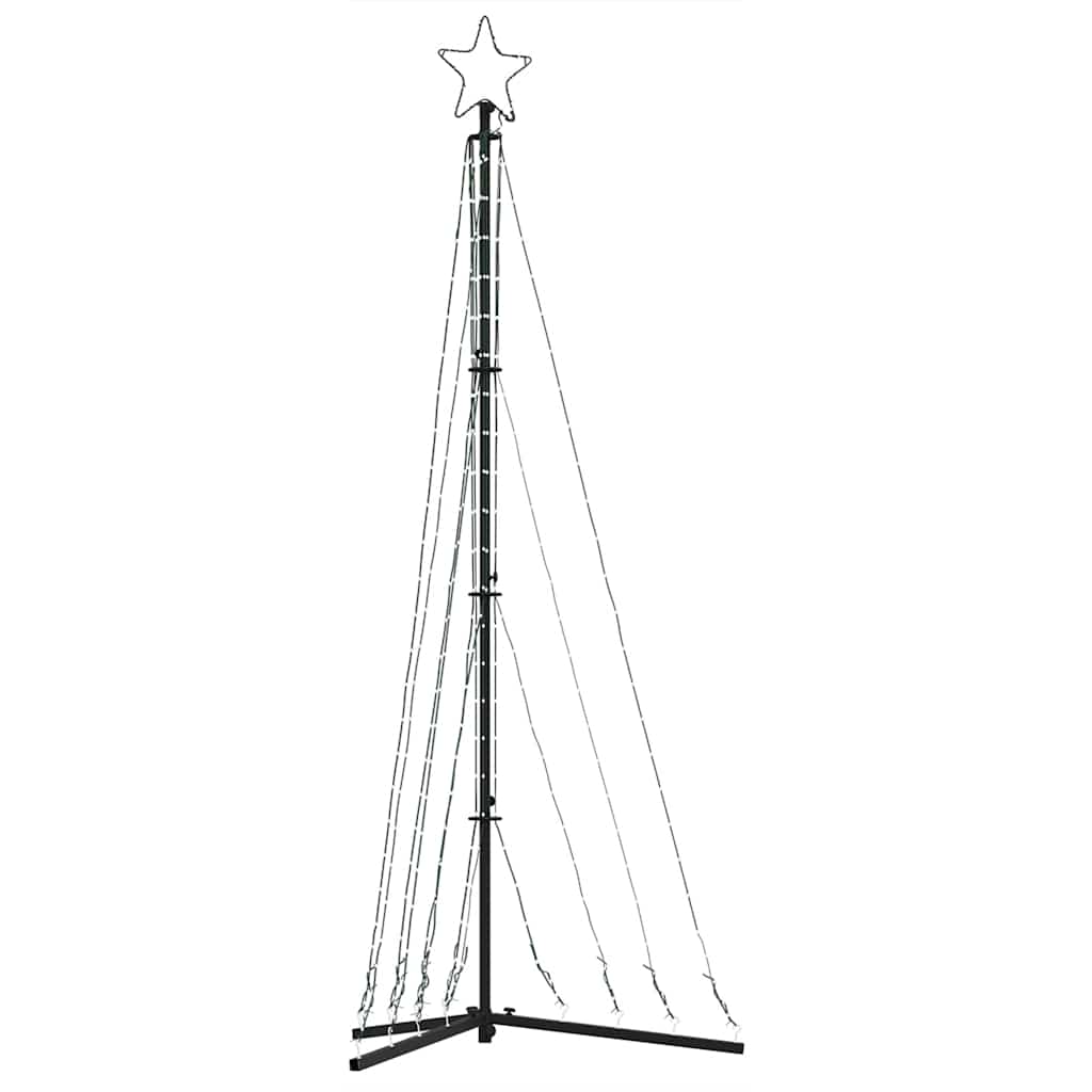Led Vánoční Stromek 339 Teplých Bílých Led 187 Cm
