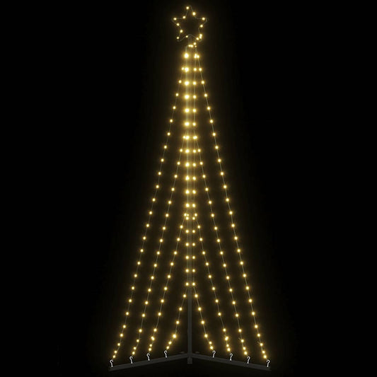 Led Vánoční Stromek 339 Teplých Bílých Led 187 Cm