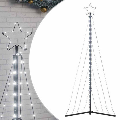 Led Vánoční Stromek 339 Studených Bílých Led 187 Cm