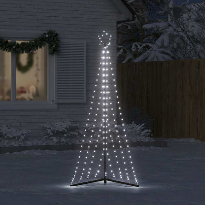 Led Vánoční Stromek 339 Studených Bílých Led 187 Cm