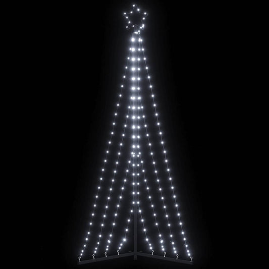 Led Vánoční Stromek 339 Studených Bílých Led 187 Cm