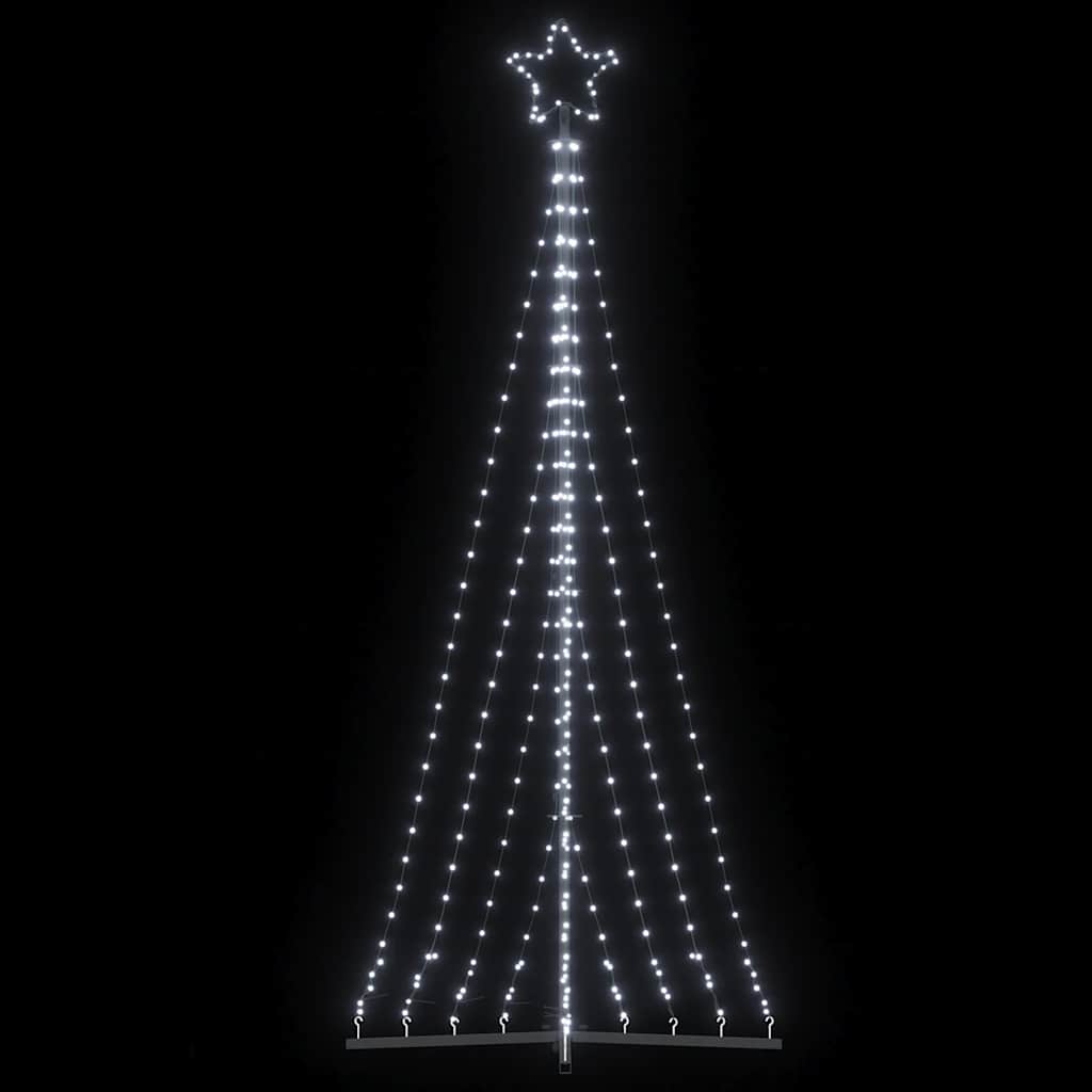Led Vánoční Stromek 339 Teplých Bílých Led 187 Cm