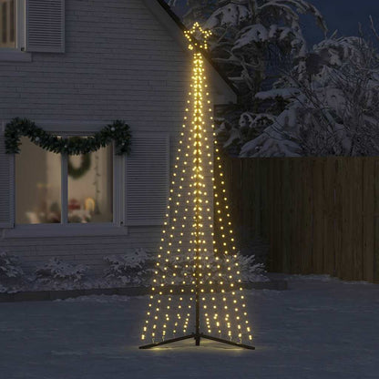 Led Vánoční Stromek 495 Teplých Bílých Led Diod 300,5 Cm