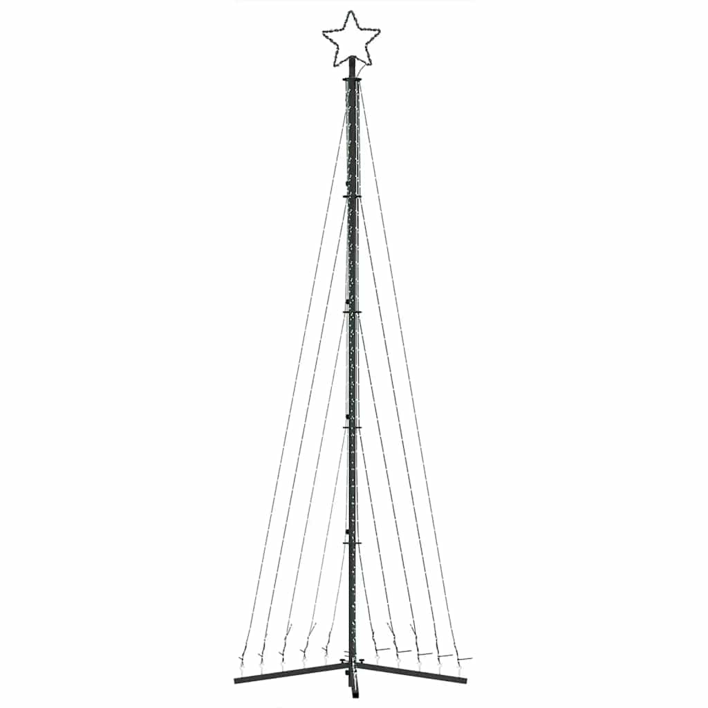 Led Vánoční Stromek 495 Teplých Bílých Led Diod 300,5 Cm