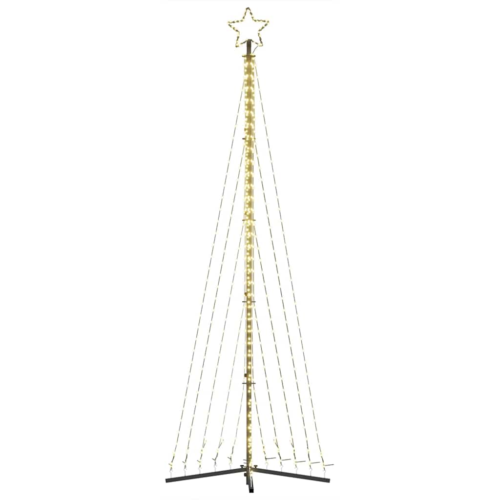 Led Vánoční Stromek 495 Teplých Bílých Led Diod 300,5 Cm