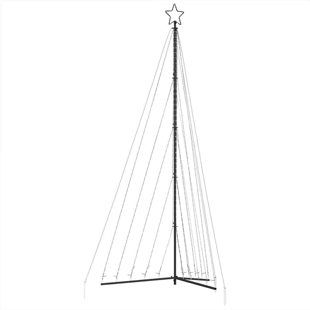 Led Vánoční Stromek 570 Studených Bílých Led Diod 399 Cm