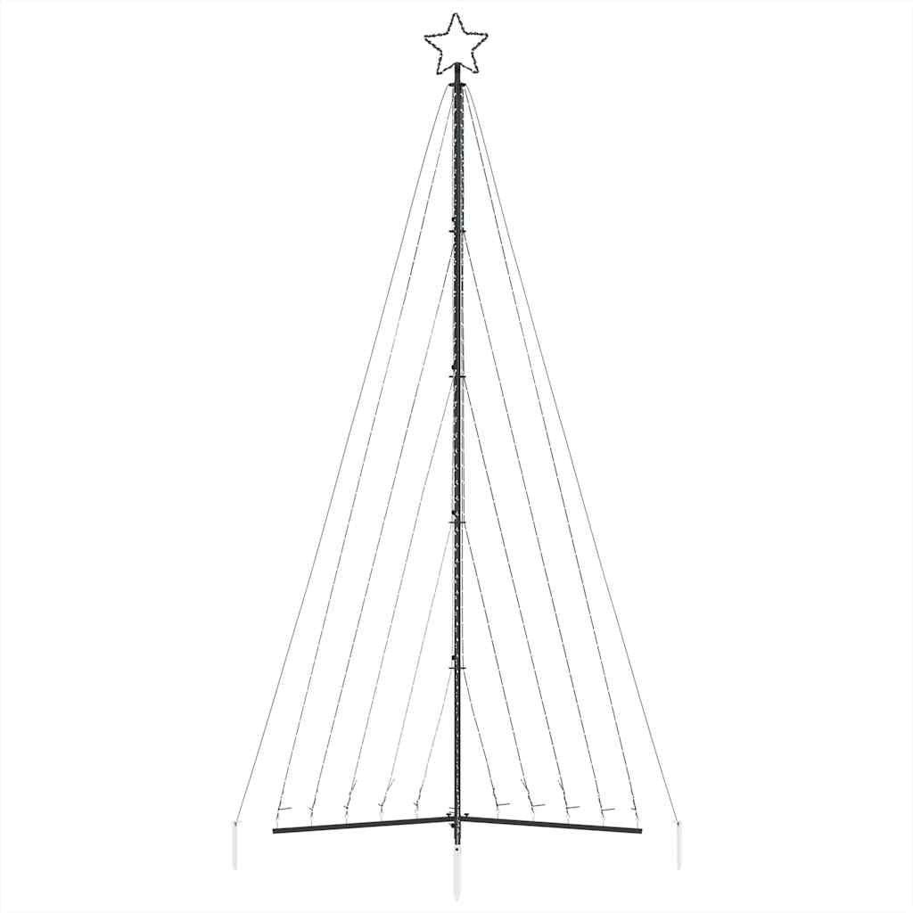 Led Vánoční Stromek 570 Studených Bílých Led Diod 399 Cm