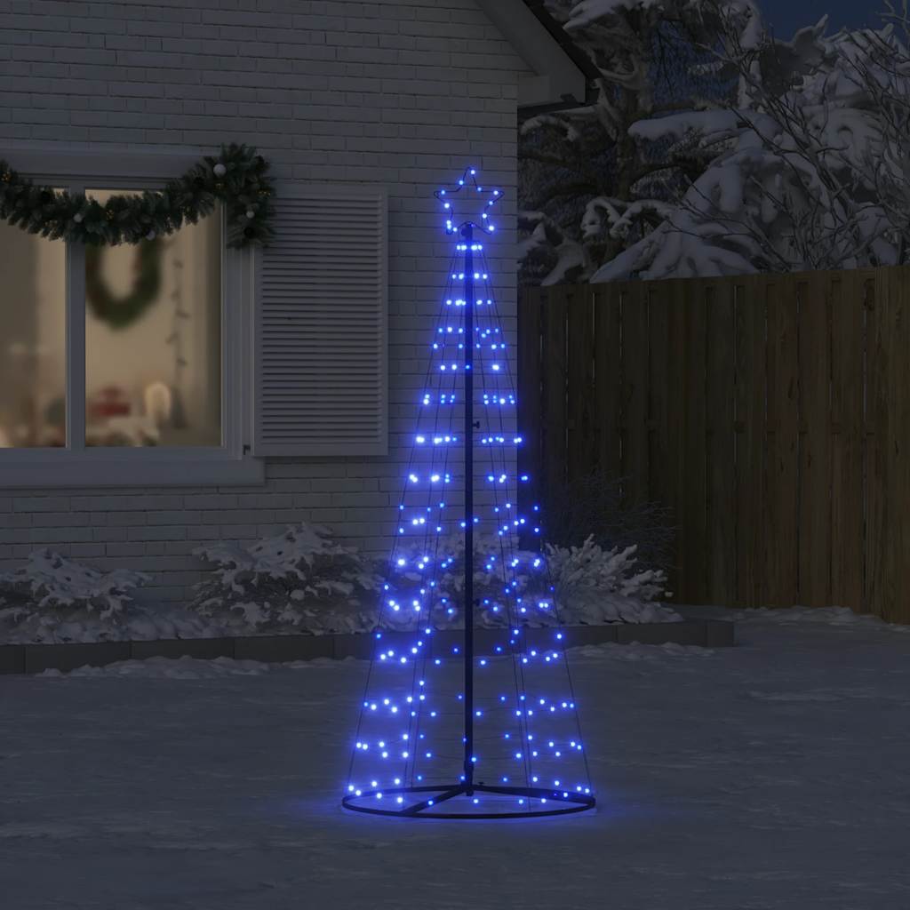 Led Vánoční Stromek 200 Modrých Led Diod 180 Cm