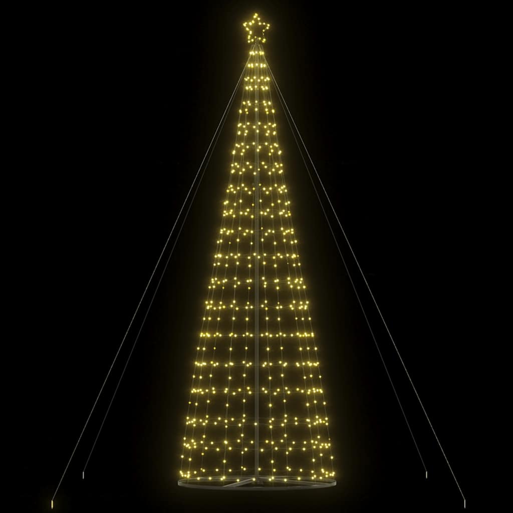 Led Vánoční Stromek 200 Studených Bílých Led Diod