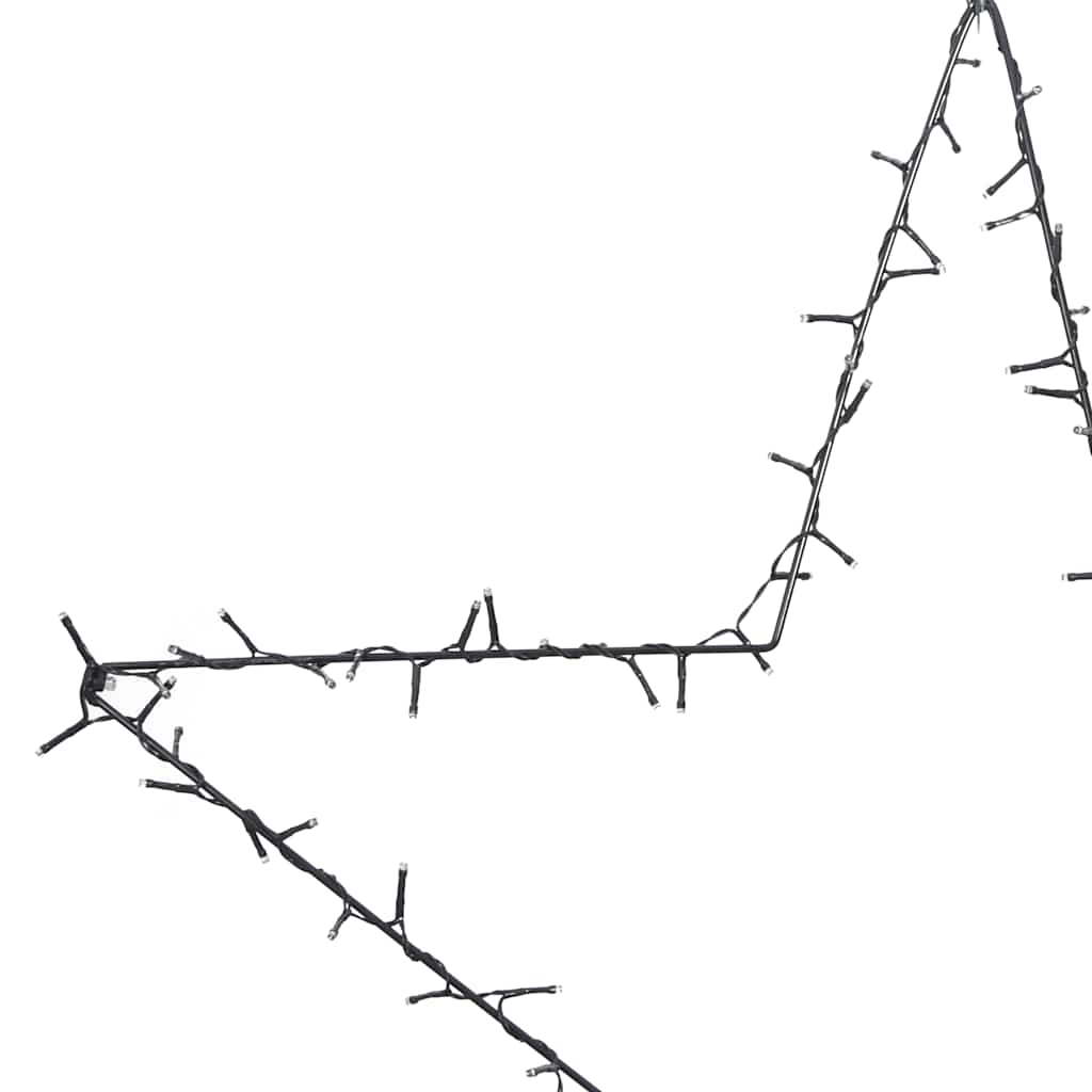 Vánoční Osvětlení Hvězda Silueta 115 Led Teplá Bílá
