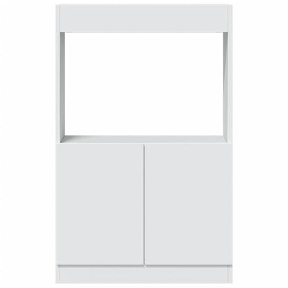 Skříň Highboard 63 X 33 X Kompozitní Dřevo Bílá