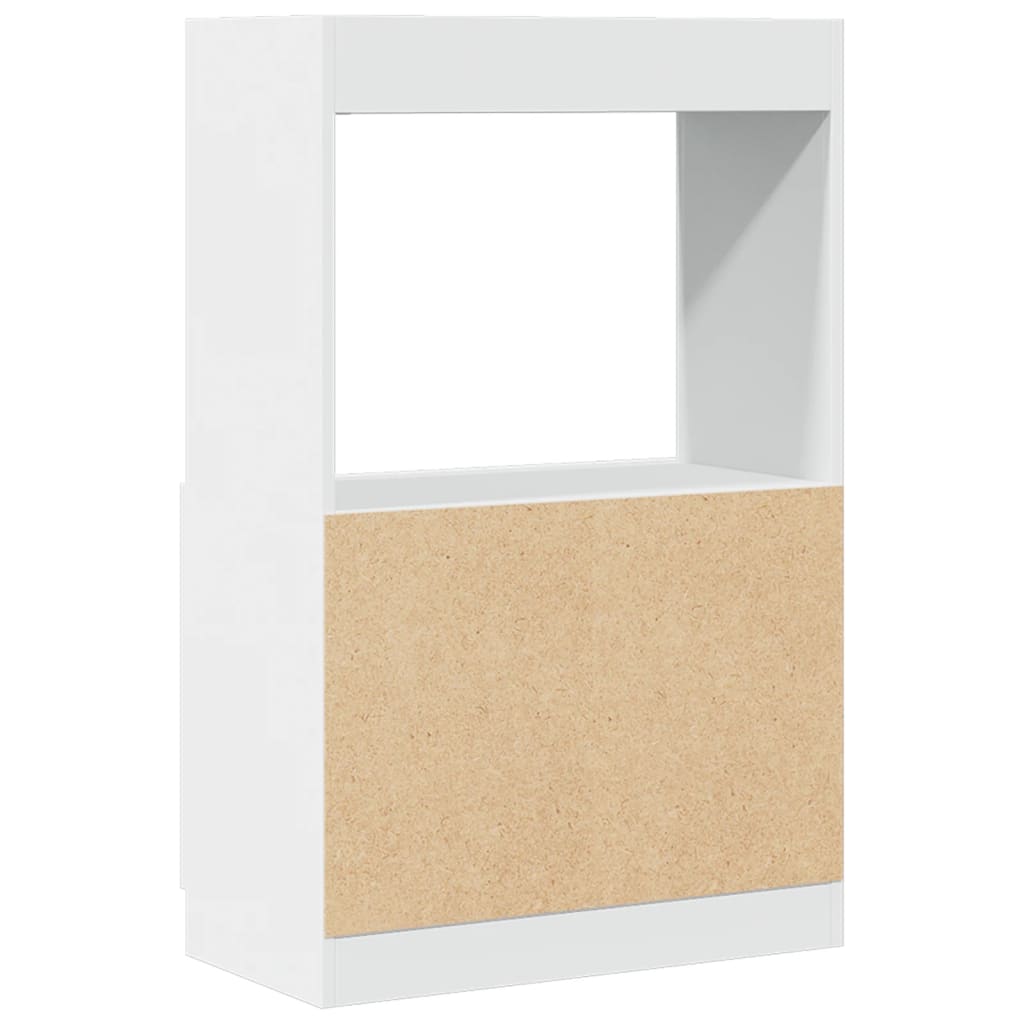 Skříň Highboard 63 X 33 X Kompozitní Dřevo Bílá