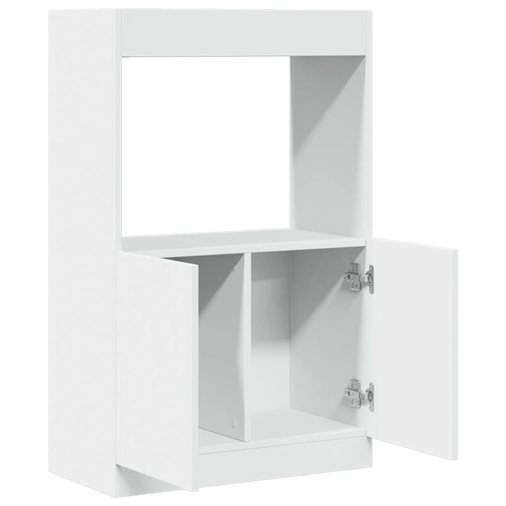 Skříň Highboard 63 X 33 X Kompozitní Dřevo Bílá