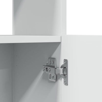 Skříň Highboard 63 X 33 X Kompozitní Dřevo Bílá