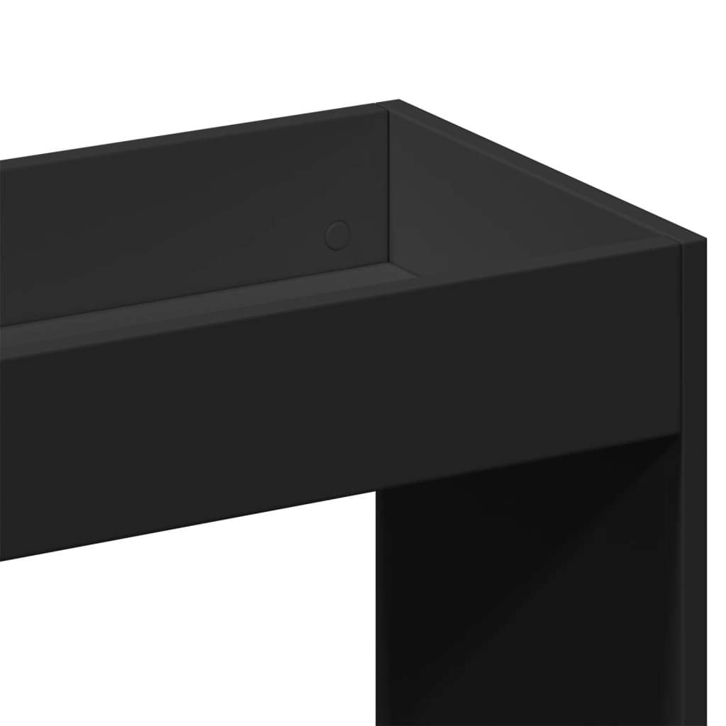 Skříň Highboard Černá 63 X 33 X Kompozitní Dřevo Černá