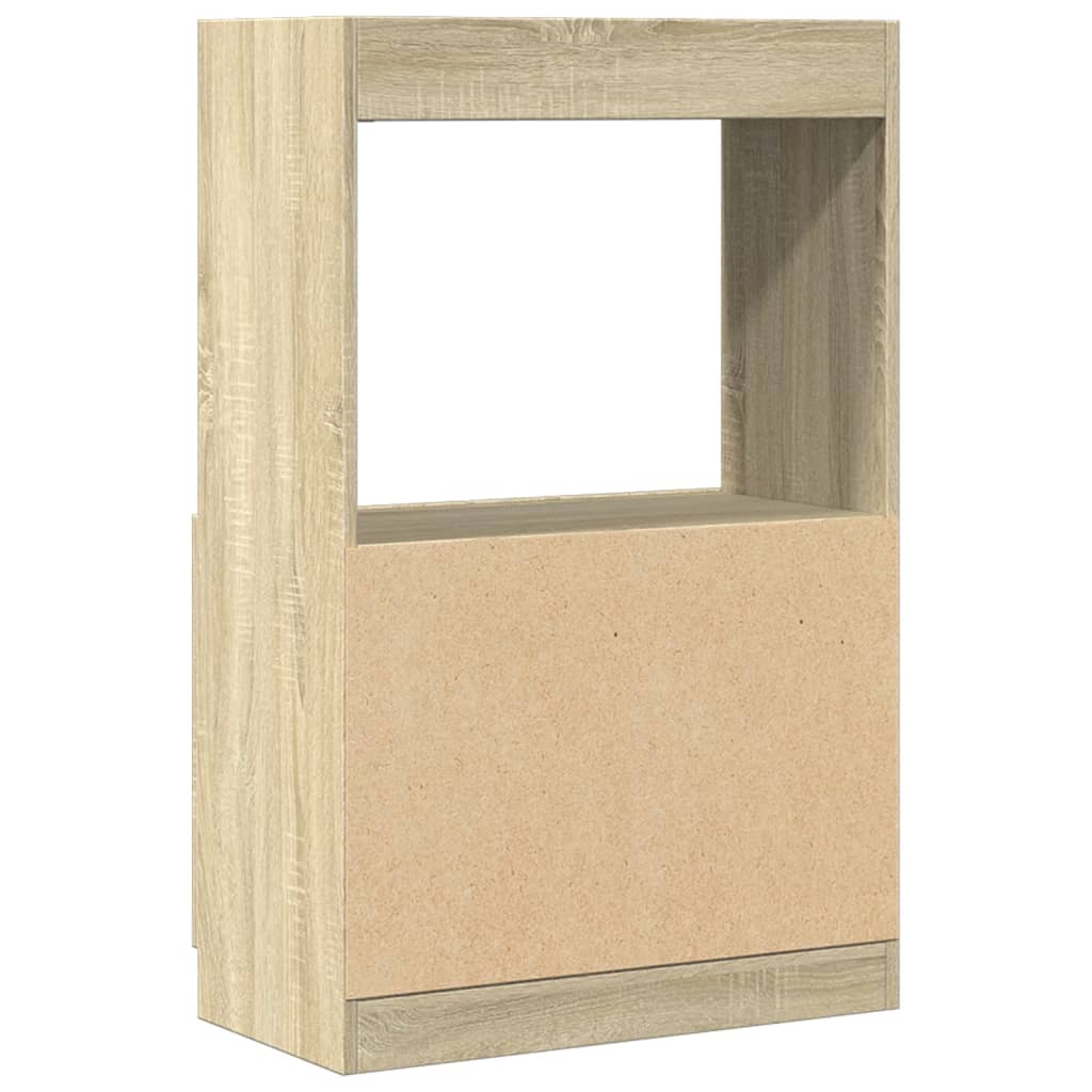 Skříň Highboard 63 X 33 X Kompozitní Dřevo Dub Sonoma