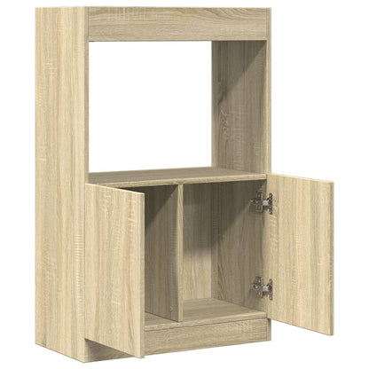 Skříň Highboard 63 X 33 X Kompozitní Dřevo Dub Sonoma