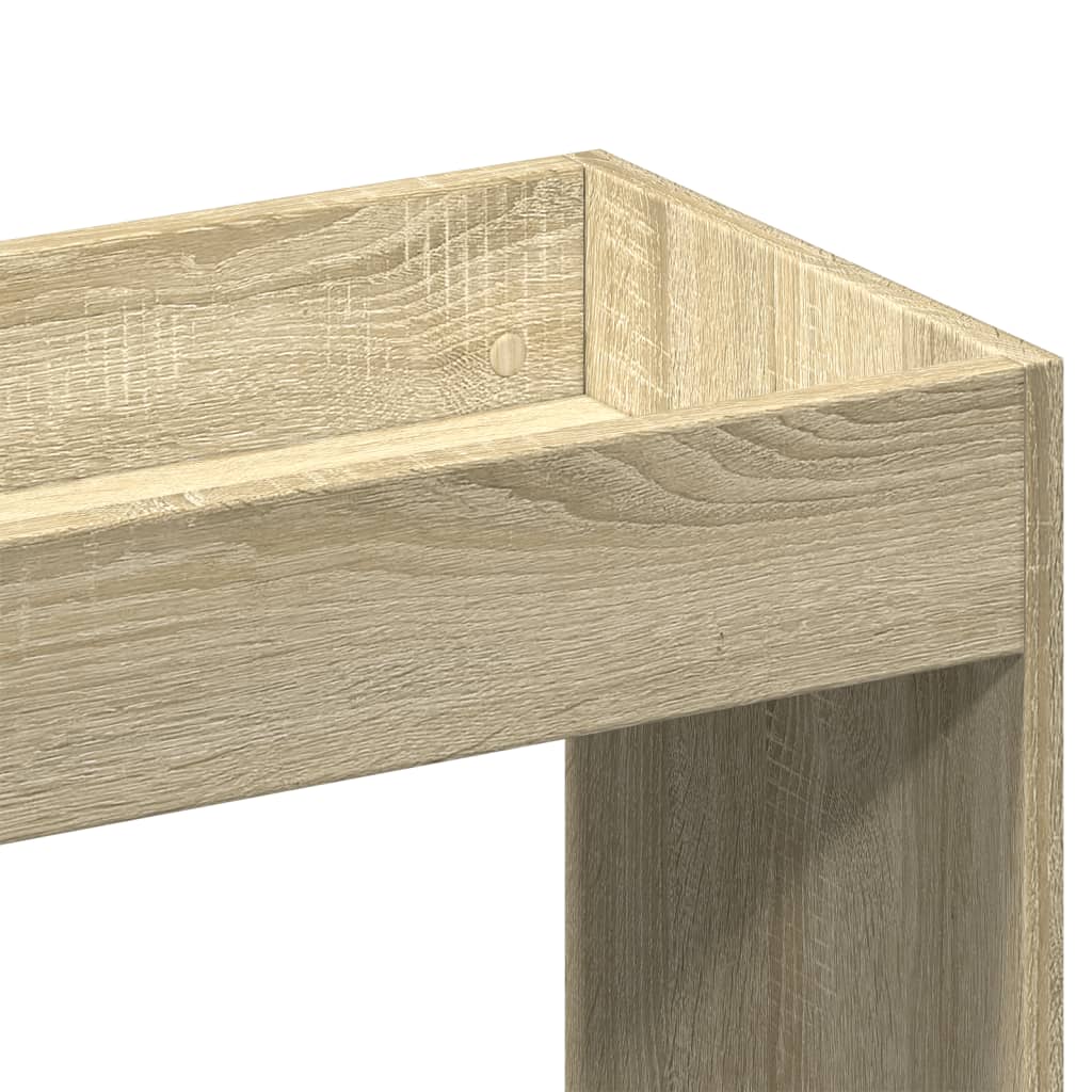 Skříň Highboard 63 X 33 X Kompozitní Dřevo Dub Sonoma