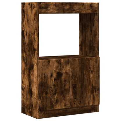 Skříň Highboard 63 X 33 X Kompozitní Dřevo Kouřový Dub