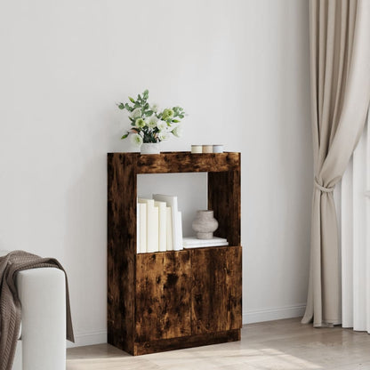 Skříň Highboard 63 X 33 X Kompozitní Dřevo Kouřový Dub