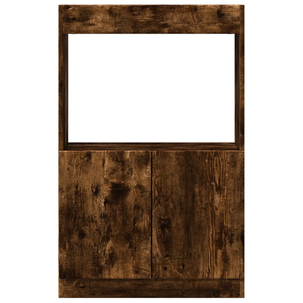 Skříň Highboard 63 X 33 X Kompozitní Dřevo Kouřový Dub