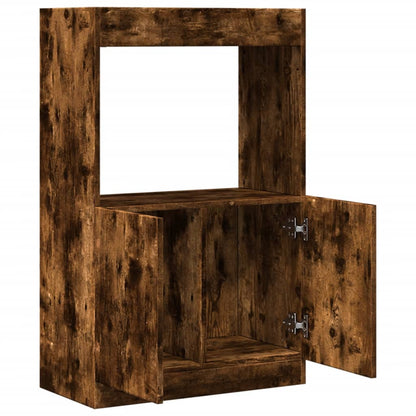 Skříň Highboard 63 X 33 X Kompozitní Dřevo Kouřový Dub