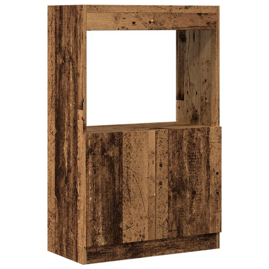 Skříň Highboard Old Wood 63 X 33 X Kompozitní Dřevo Staré Dřevo