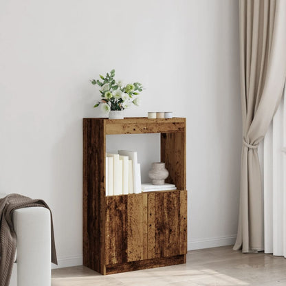 Skříň Highboard Old Wood 63 X 33 X Kompozitní Dřevo Staré Dřevo