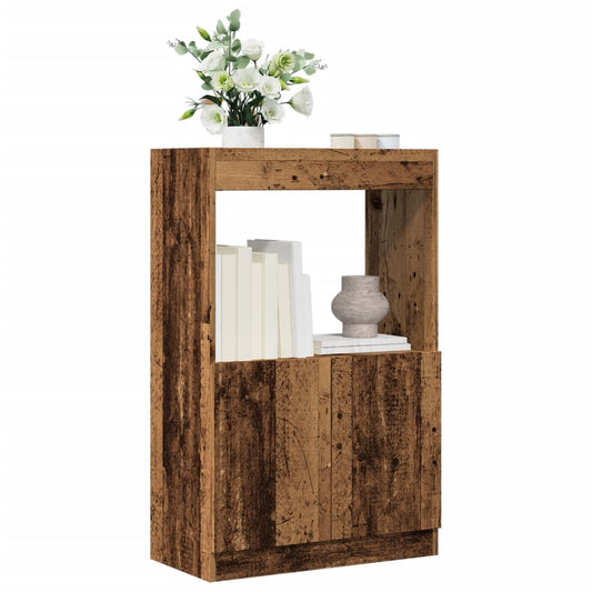 Skříň Highboard Old Wood 63 X 33 X Kompozitní Dřevo Staré Dřevo