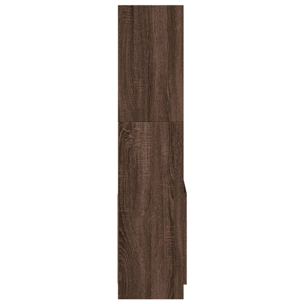 Skříň Highboard 63 X 33 X Kompozitní Dřevo Hnědý Dub