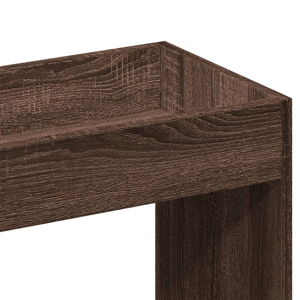 Skříň Highboard 63 X 33 X Kompozitní Dřevo Hnědý Dub