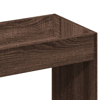 Skříň Highboard 63 X 33 X Kompozitní Dřevo Hnědý Dub