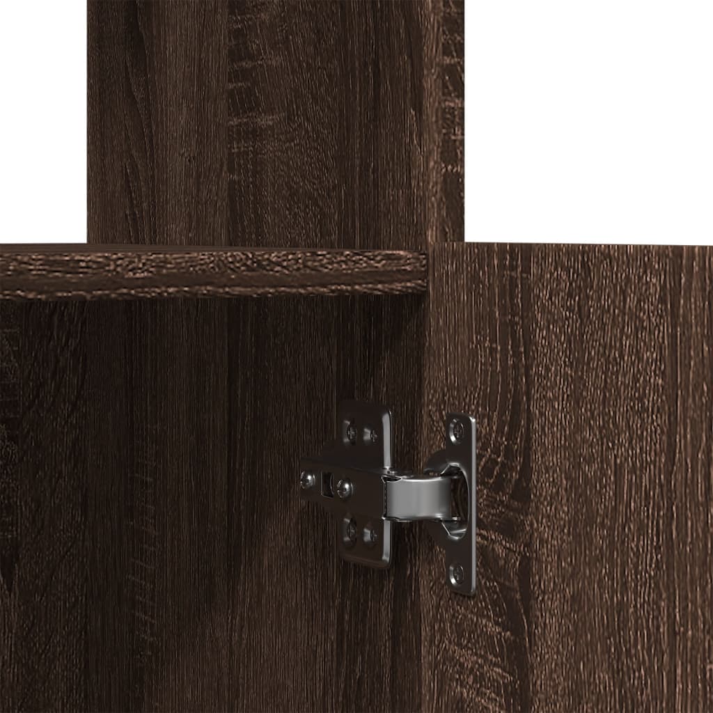Skříň Highboard 63 X 33 X Kompozitní Dřevo Hnědý Dub