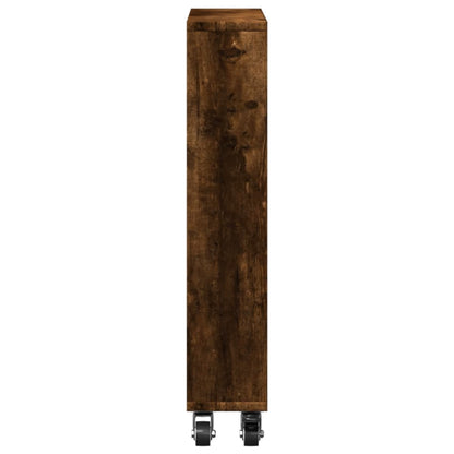 Úzký Úložný Vozík 48 X 13 X 68 Cm Kompozitní Dřevo