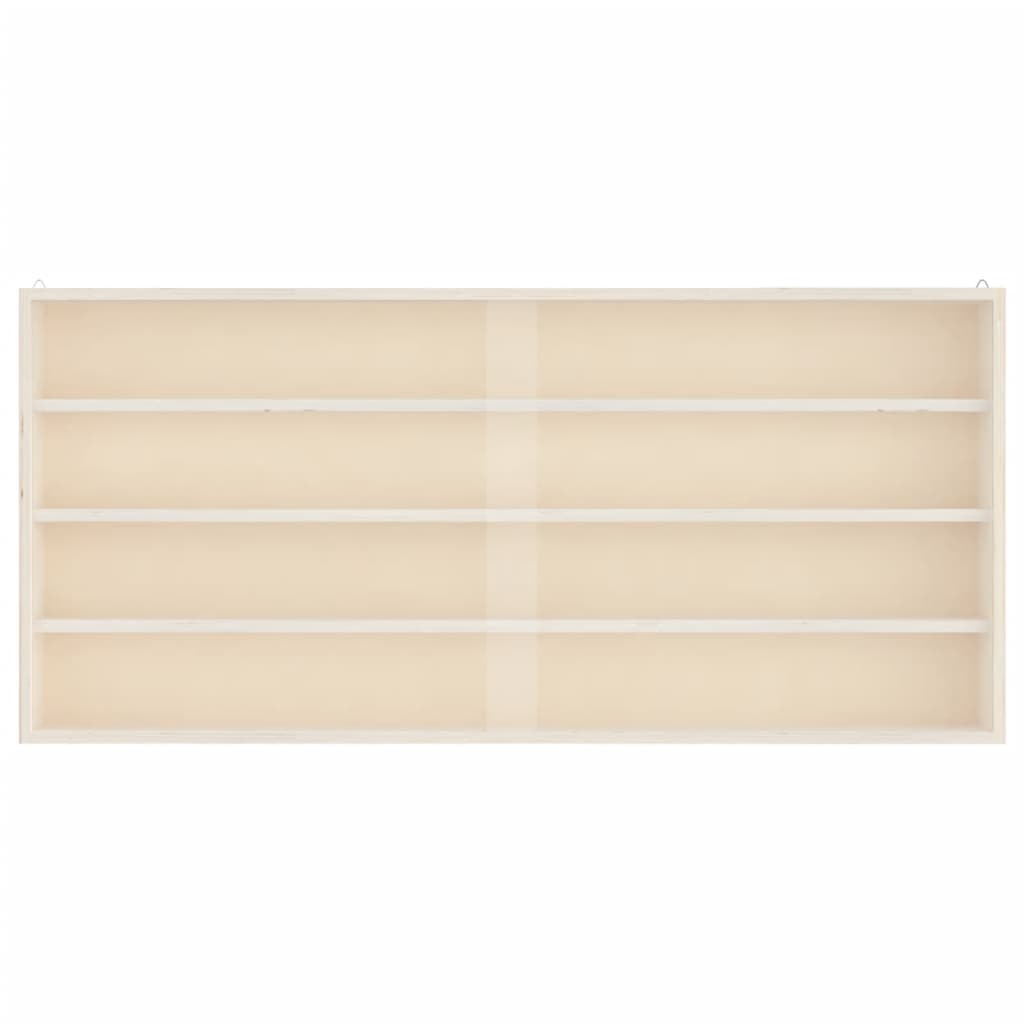 Dřevěná Sběratelská Vitrína S Dvířky 80X8,5X37 Cm