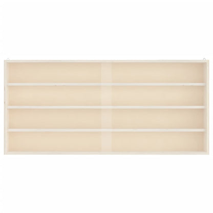 Dřevěná Sběratelská Vitrína S Dvířky 80X8,5X37 Cm