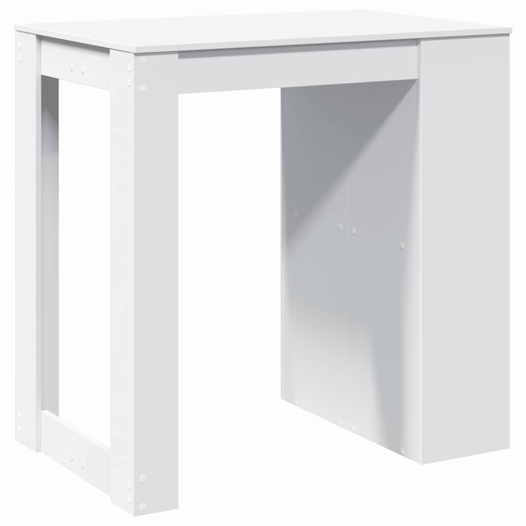 Barový Stůl Bílý 102 X 70 X 103,5 Cm Kompozitní Dřevo