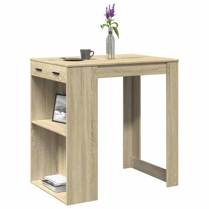 Barový Stůl Bílý 102 X 70 X 103,5 Cm Kompozitní Dřevo