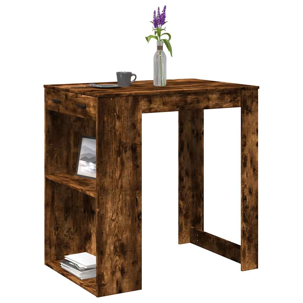 Barový Stůl Bílý 102 X 70 X 103,5 Cm Kompozitní Dřevo