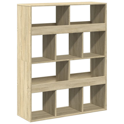 Knihovna Dub Sonoma 100 X 33 X 125,5 Cm Kompozitní Dřevo